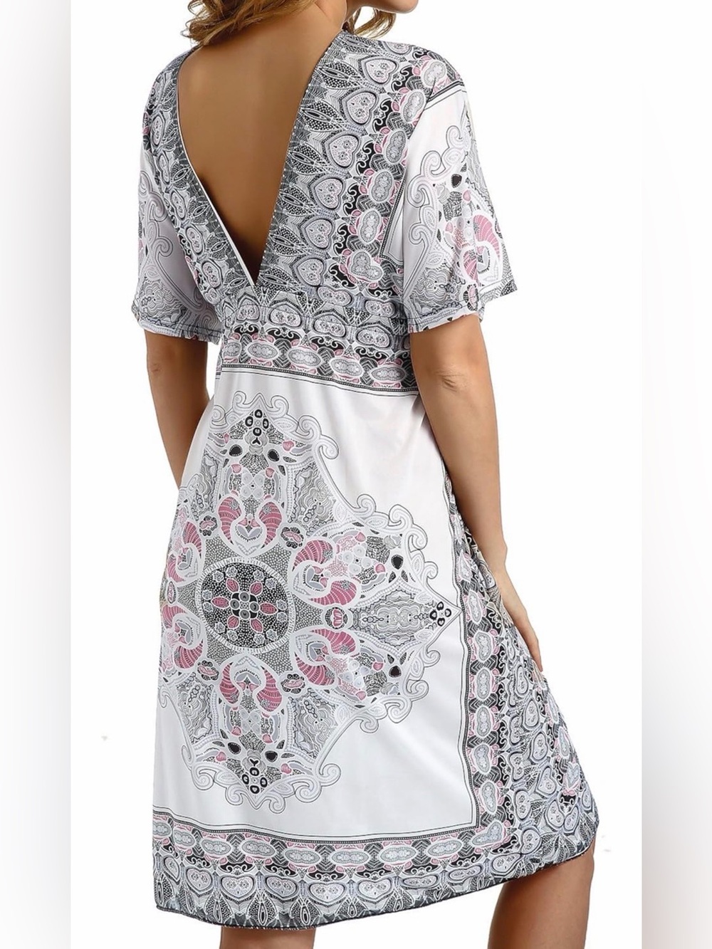 Women’s V-Neck Swim Cover Up - Picture 2 of 9
